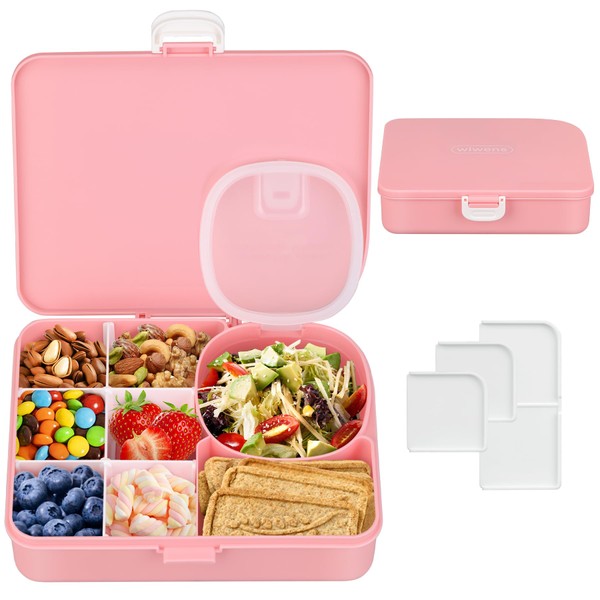 wiwens Snack Box Container for Kids Adults Reusable Snackle Box