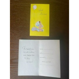 Vintage Greeting Cards- NEW- Journal- Scrapbook- Crafts- LOT#2- BABY ANN./SHOWER