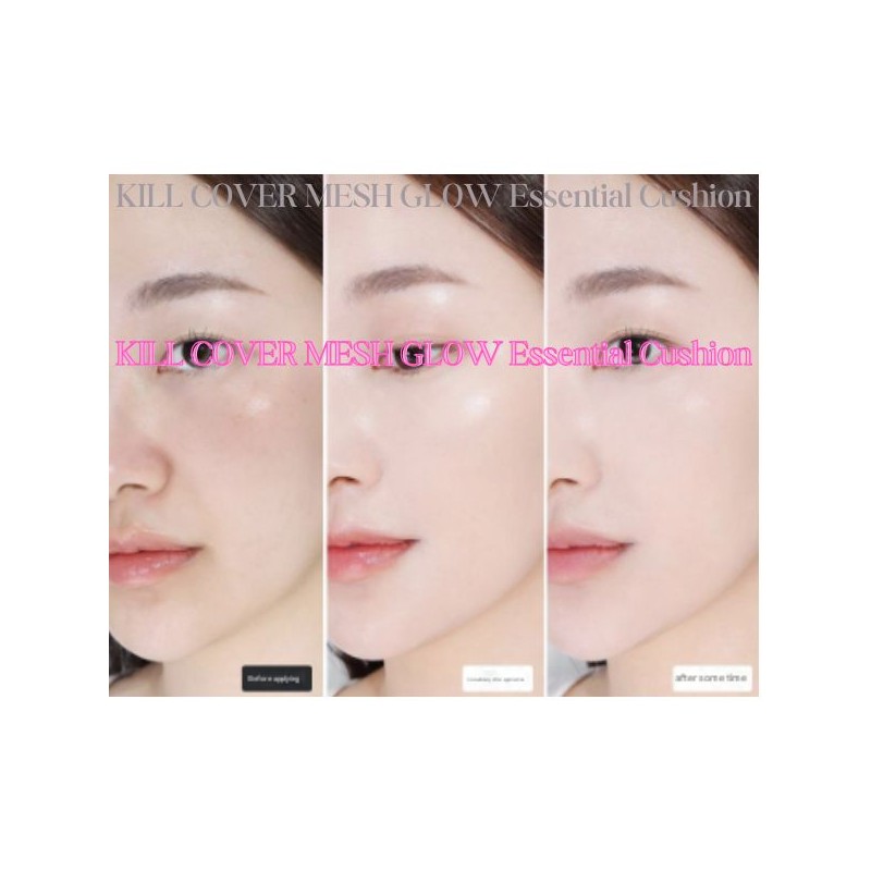 CLIO Kill Cover Mesh Glow Essential Cushion 15g*2ea, Color:21N Linen