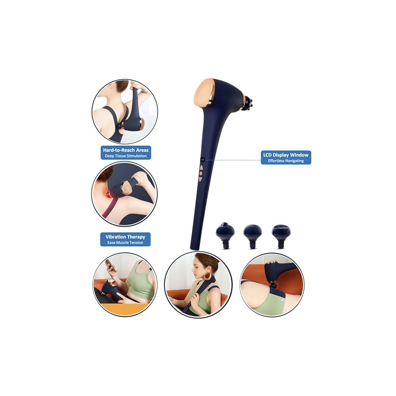 Carepeutic Lazy Touch Deep Tissue Massager