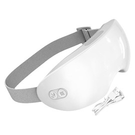 Eye Cover Massager - Heated Eye Massager - Heating Silent Gadget Steam Compress Comfortable Electric Cooling Relaxing for Night Birthday Airplane Insomnia Travel