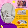 SLIFEOW Cloth Door Latch Silencer, Baby Door Latch Cover Quiet