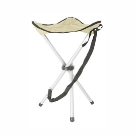 Folding Camping Stool,16.5" Folding Camping Chairs,Portable Tripod Seat,Outdoor Travel Tall Chair for Camping Walking Hunting Hiking Fishing Mountaineering Picnic Beach BBQ Garden Lawn(apricot)