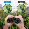 10X42 Binoculars BAK4 Portable Telescope with Universal Cilp for Outdoor