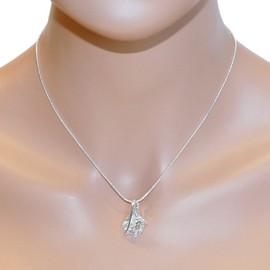 InCollections 241A201724340 Cubic Zirconia Sterling Silver 925 Pendant