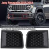Front Bumper Grille Insert Bezel Cover Replacement (LH + RH)
