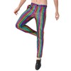 Funny World Men's Rainbow Sequin Disco Pants, Multicolor, 32