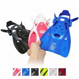 TUSA Snorkeling Short Fins (6 Colors) Swimming Gear White-M (220-260mm)