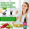 Berberine Supplement Liquid Drops, High Strength Berberine Liquid Drops with