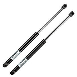 QiMox Qty (2) SE150P100 15 inch 100LB/445N Gas Strut Shocks Spring Lift Supports for Leer Camper Shell Window, Snugtop Truck Topper Door, RV Cabinet Door, Tool Box Lid, Boat Storage, and Toy Toolbox Cover
