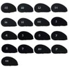 Daiya Golf HC-411 Iron Cover 411, Sold Separately, Black (54)