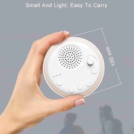 White Noise Machine 16 Sounds 3 Gear Timing Portable Baby Sleep Sound Machine with Night Light Function for Home Travel
