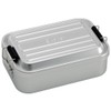 Skater AFT6B Aluminum Lunch Box, Silver, 6.8 x 4.2 x