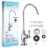 Chrome Reverse Osmosis Faucet, NSF Certified, Non‑Air Gap for Under