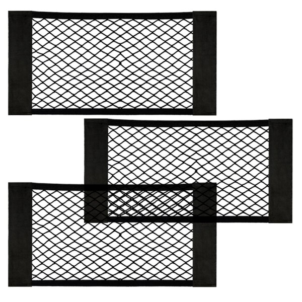 Einesin Car Boot Net Bag, Pack of 3, Car Luggage