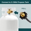 GASPRO 18-Foot Propane Hose Adapter, Compatible with Mr. Heater Buddy