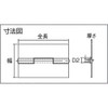 TRUSCO(トラスコ) スチール製厚口溶接蝶番 全長101mm (4個入) 880W-102N