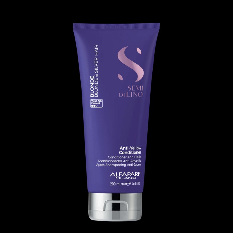 Alfaparf Milano Semi Di Lino Blonde Anti-Yellow Duo Bundle