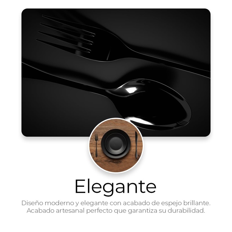 Raganet, Juego de Cubiertos de Viaje, Set de 8 Piezas