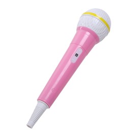 Nereds Karaoke Microphone Toys Pink Fake Microphones Simulation for Birthday Party Favors Pretend Play Costume Prop