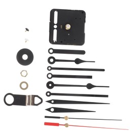 COHEALI 1 Set DIY Clock Mechanism Replacement Parts with Metal Hour Second Hands Silent Repair Kit for Wall Clocks for Craft Projects Home Office and Classroom