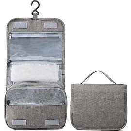 HZSZJMN Hanging Travel Toiletry Wash Bag, Large Makeup Bag, Zipper Pouch Foldable Duffel Portable Waterproof Storage, Makeup Cosmetic Organizer for Men,Women and Kids