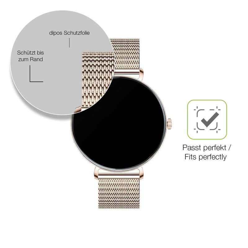 dipos FLEX 2x Matte Screen Protectors for LIGE SP-FV17-A-DE, Anti-Reflective,
