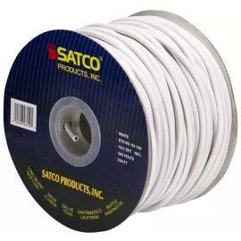 Pendant White Round SVT-2 Cord - 100 FT. Spool - UL Listed