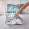 RYNGHIPY Dinosaur Kids Comforter Set Cartoon Dinosaur Bedding Sets for