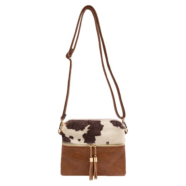 Tara Vegan Leather Crossbody Bags Wristlet Wallets Clutch Purses Shoulder