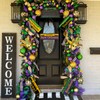 Mardi Gras Street Signs Decorations Both Sided Printed PVC New