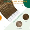 Easyouth Balayage Tape in Hair Extensions Human Hair Tape in