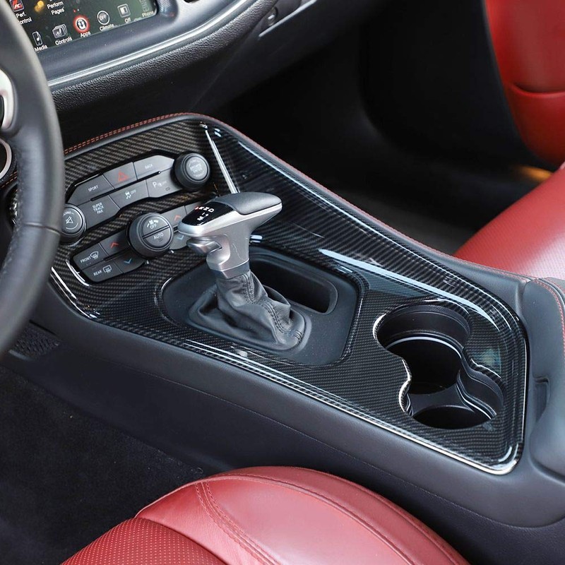 Voodonala for Challenger Gear Shift Shifter Panel Shift Lever Panel