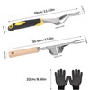 FUZVOL 2 Weed Tool and 1 pair of black gloves