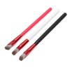 3PCS Brow Concealer Contour Brush Gray Hair Red White Black
