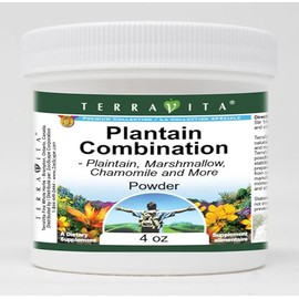 Plantain Combination Powder - Plaintain, Marshmallow, Chamomile and More (4 oz, ZIN: 512584)