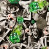 Dip Ape 16oz hydrographic film / activator Joker's Wild Skulls