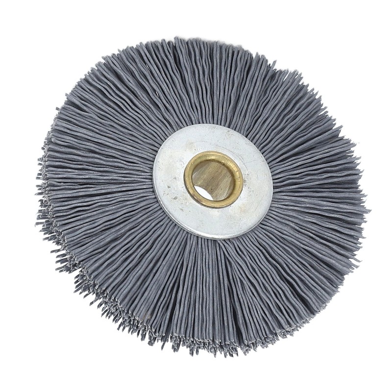 Key Machine Deburring Brush Nylon Bristles Burr Removal Cleaning Tool