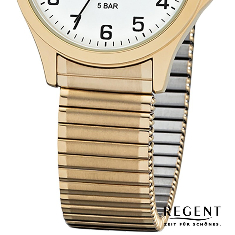 Regent Damen Analog Miyota 2035 Uhr mit Leder Armband 12300089