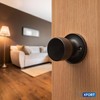XFORT Tulip Passage Knob Set Matt Black, Door Knob for