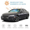 Windshield Sun Shade Beach Palm Tree Blue Ocean Car Front