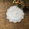 MINDPLUS Set of 5 Hand Crochet Doilies Cotton Crocheted Lace