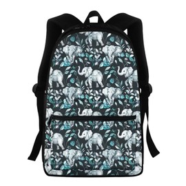 HELLHERO Elephant Backpack for Girls 7-8 9-10 10-15 Kids School Bag Children School Backpacks Teen Schoolbag Elementary Kindergarten Preschool Secondary School Bookbag Travel Daypack