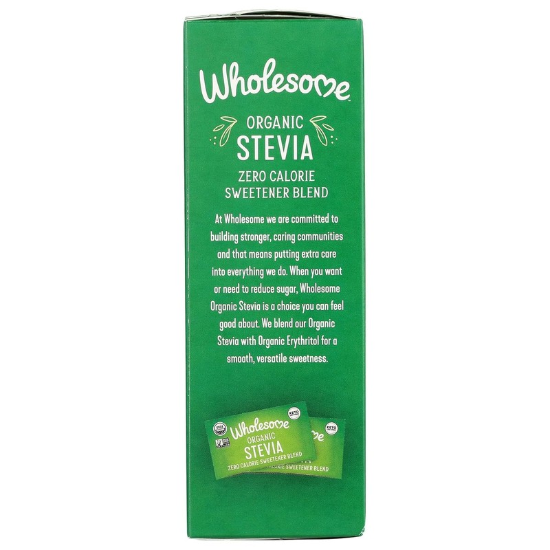 Wholesome Organic Stevia, Zero Calorie Sweetener Blend, Non GMO &