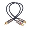 Devinal RCA Splitter, RCA 1 Male to 2 Female Cable