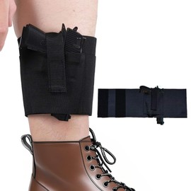Upgraded Ankle Holster for Concealed Carry, Fits Glock 43 26 19, SIG P365, Bodyguard 380, Ruger LCP, Springfield, 9mm 380, Shield 9mm,and Most Other Pistol, Right Left Hand Draw