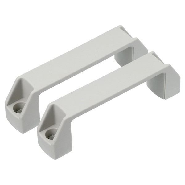 PATIKIL Plastic Pull Handles 120mm Hole Spacing, 2 Pieces Square