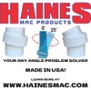 Haines Mac 4" Adjustable Angle 0-25 Degree Glue Joint Elbow