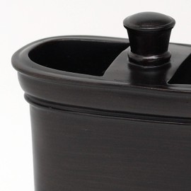 Zenith Products Marion Recipiente, Sujetador para Cepillo de Dientes, Bronce, 1 uds. por Paquete