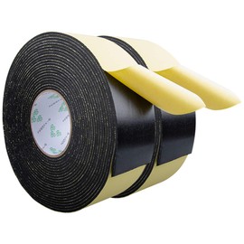 Foam Insulation Tape for Doors, Plumbing, HVAC, Windows, Pipes, Air Conditioning, Adhesive Seal Craft Tape (Craft Foam Tape - 66Ft x 1/8" x 2.8")